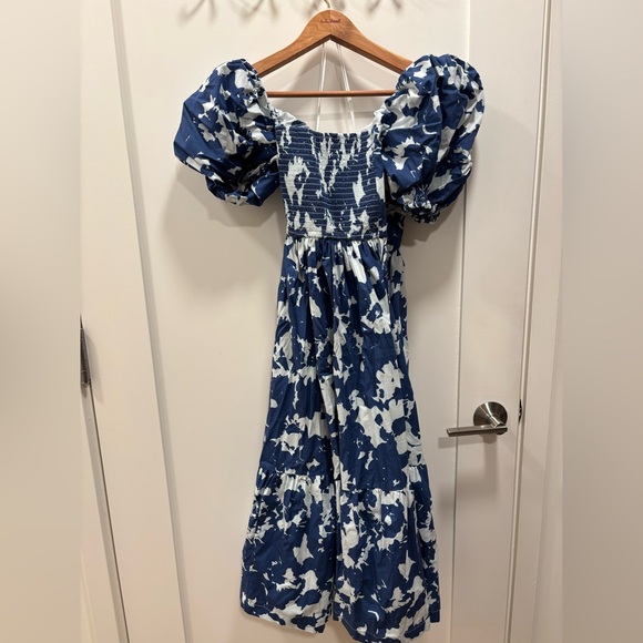 Abercrombie & Fitch Emerson Poplin Puff Sleeve Dress - Picture 3 of 4